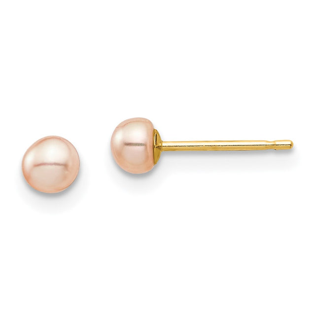 14k Yellow Gold Earrings Style SE2934 - Classique Jewelry Inc.