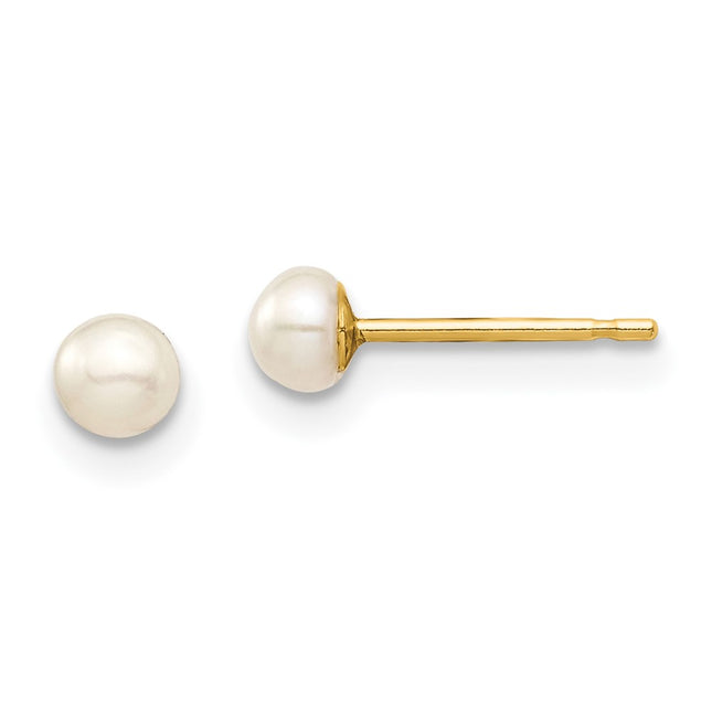 14k Yellow Gold Earrings Style SE2935 - Classique Jewelry Inc.
