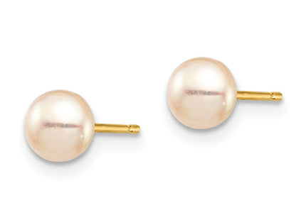 14k Yellow Gold Earrings Style SE2937 - Classique Jewelry Inc.
