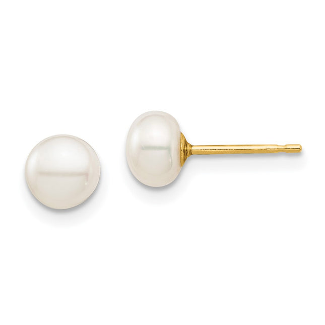 14k Yellow Gold Earrings Style SE2938 - Classique Jewelry Inc.