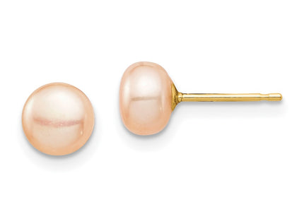 14k Yellow Gold Earrings Style SE2939 - Classique Jewelry Inc.