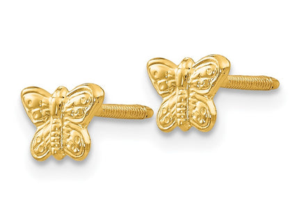 14k Yellow Gold Earrings Style SE294 - Classique Jewelry Inc.