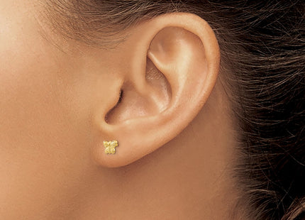 14k Yellow Gold Earrings Style SE294 - Classique Jewelry Inc.
