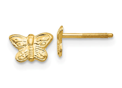 14k Yellow Gold Earrings Style SE294 - Classique Jewelry Inc.