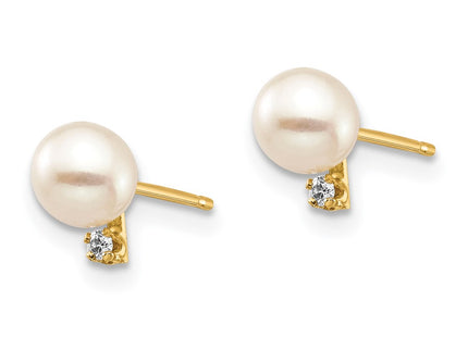 14k Yellow Gold Earrings Style SE2942 - Classique Jewelry Inc.