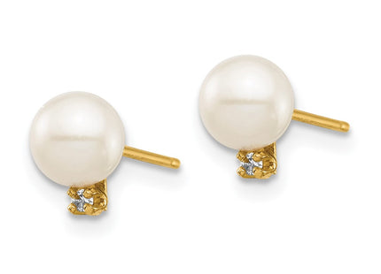 14k Yellow Gold Earrings Style SE2943 - Classique Jewelry Inc.