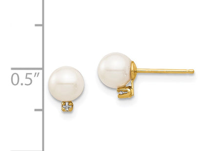 14k Yellow Gold Earrings Style SE2943 - Classique Jewelry Inc.