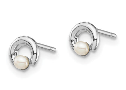 14k White Gold Earrings Style SE2944 - Classique Jewelry Inc.