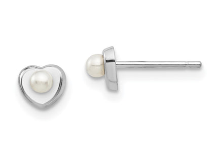 14k White Gold Earrings Style SE2945 - Classique Jewelry Inc.