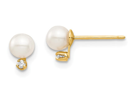 14k Yellow Gold Earrings Style SE2948 - Classique Jewelry Inc.