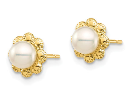 14k Yellow Gold Earrings Style SE2959 - Classique Jewelry Inc.