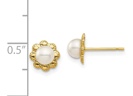 14k Yellow Gold Earrings Style SE2959 - Classique Jewelry Inc.