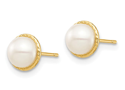 14k Yellow Gold Earrings Style SE2961 - Classique Jewelry Inc.