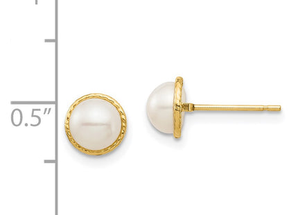 14k Yellow Gold Earrings Style SE2961 - Classique Jewelry Inc.