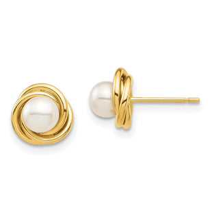 14k Yellow Gold Earrings Style SE2963 - Classique Jewelry Inc.