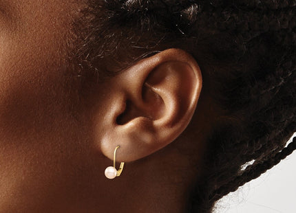 14k Yellow Gold Earrings Style SE2965 - Classique Jewelry Inc.