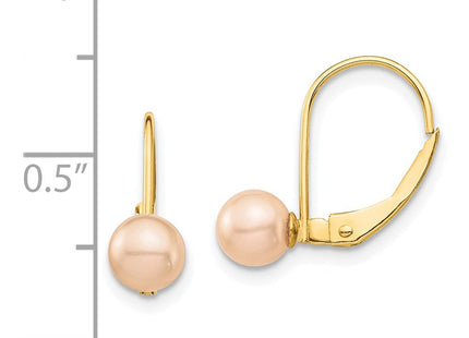 14k Yellow Gold Earrings Style SE2965 - Classique Jewelry Inc.