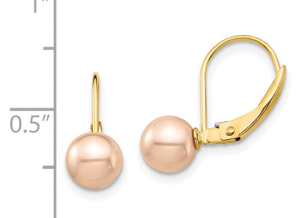 14k Yellow Gold Earrings Style SE2970 - Classique Jewelry Inc.