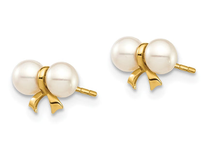 14k Yellow Gold Earrings Style SE2973 - Classique Jewelry Inc.