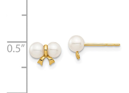 14k Yellow Gold Earrings Style SE2973 - Classique Jewelry Inc.