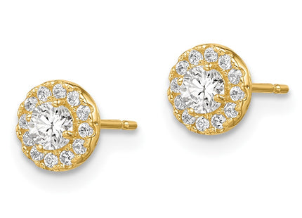 14k Yellow Gold Earrings Style SE2980 - Classique Jewelry Inc.