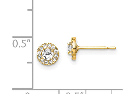 14k Yellow Gold Earrings Style SE2980 - Classique Jewelry Inc.