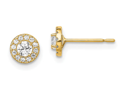 14k Yellow Gold Earrings Style SE2980 - Classique Jewelry Inc.