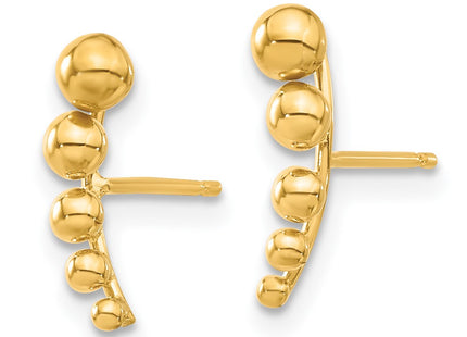 14k Yellow Gold Earrings Style SE2988 - Classique Jewelry Inc.