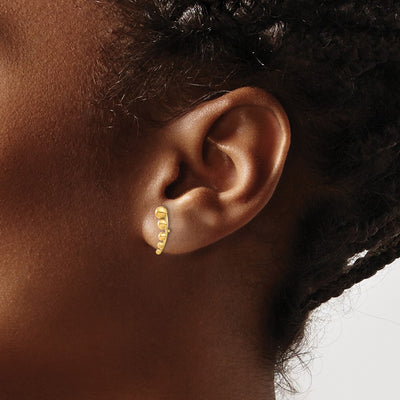 14K Madi K Graduated Ball Post Earrings