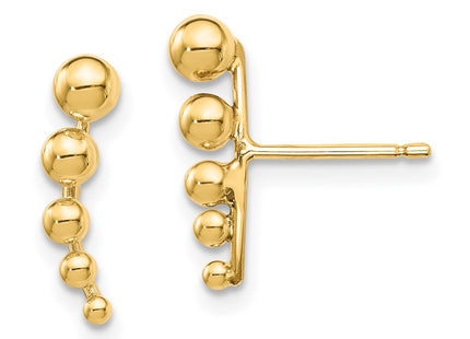 14k Yellow Gold Earrings Style SE2988 - Classique Jewelry Inc.