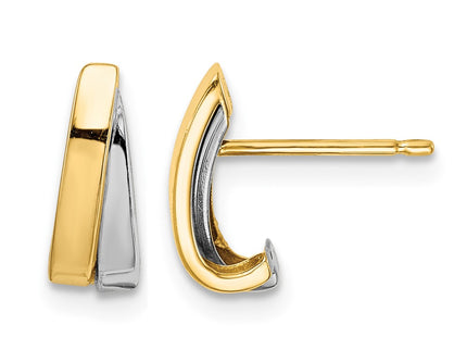 14K gold earrings