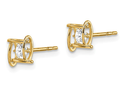 14k Yellow Gold Earrings Style SE2994 - Classique Jewelry Inc.