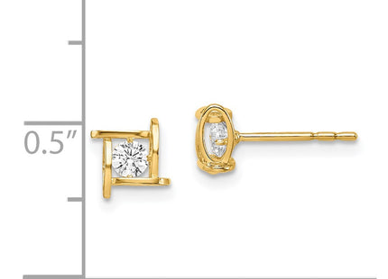 14k Yellow Gold Earrings Style SE2994 - Classique Jewelry Inc.