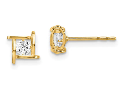 14k Yellow Gold Earrings Style SE2994 - Classique Jewelry Inc.