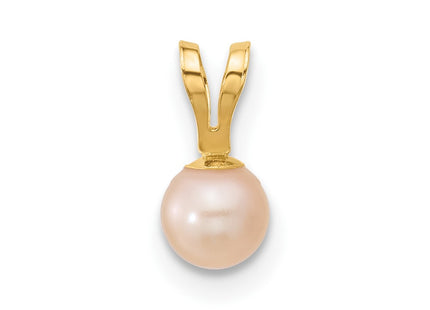14k Yellow Gold Pendants Style SE3005PI - Classique Jewelry Inc.
