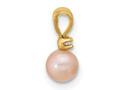 14k Yellow Gold Pendants Style SE3006PI - Classique Jewelry Inc.