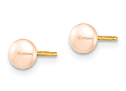 14k Yellow Gold Earrings Style SE3009 - Classique Jewelry Inc.