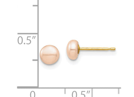 14k Yellow Gold Earrings Style SE3009 - Classique Jewelry Inc.