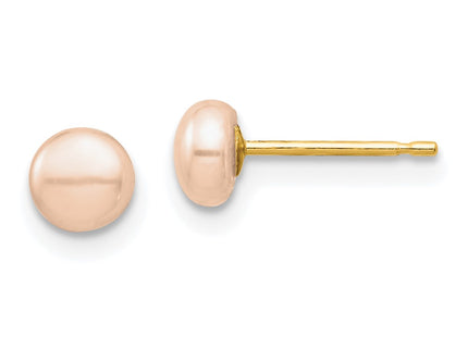 14k Yellow Gold Earrings Style SE3009 - Classique Jewelry Inc.