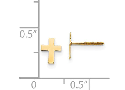 14k Yellow Gold Earrings Style SE301 - Classique Jewelry Inc.