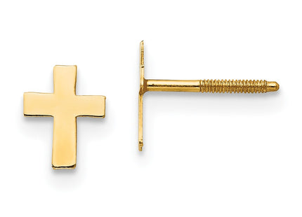 14k Yellow Gold Earrings Style SE301 - Classique Jewelry Inc.