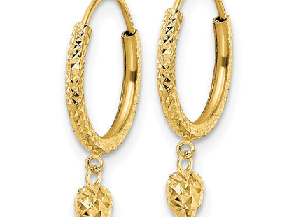14k Yellow Gold Earrings Style SE3011 - Classique Jewelry Inc.