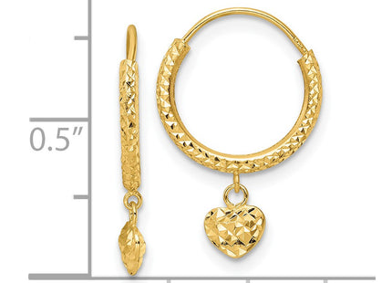 14k Yellow Gold Earrings Style SE3011 - Classique Jewelry Inc.