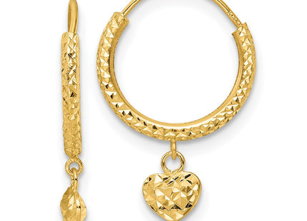 14k Yellow Gold Earrings Style SE3011 - Classique Jewelry Inc.