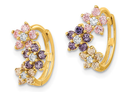 14k Yellow Gold Earrings Style SE3012 - Classique Jewelry Inc.