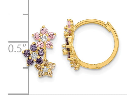 14k Yellow Gold Earrings Style SE3012 - Classique Jewelry Inc.