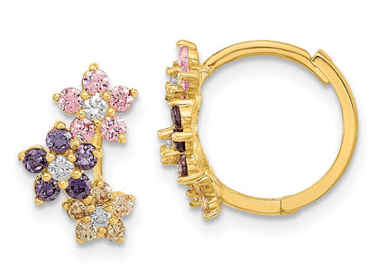 14k Yellow Gold Earrings Style SE3012 - Classique Jewelry Inc.