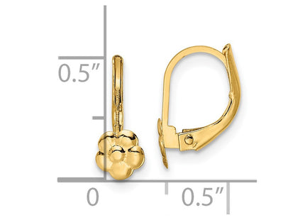 14k Yellow Gold Earrings Style SE3013 - Classique Jewelry Inc.