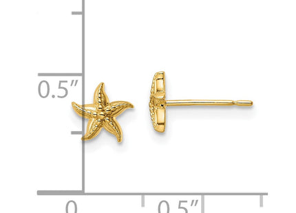 14k Madi K Starfish Post Earrings (Style SE3017)