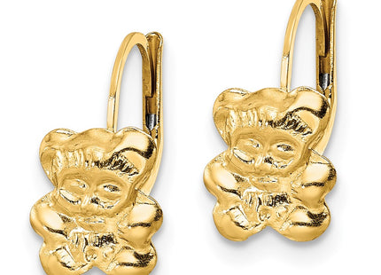 14k Yellow Gold Earrings Style SE3022 - Classique Jewelry Inc.